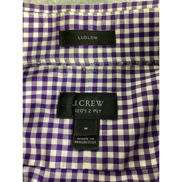 Bundle lot of 2 J Crew Men's Shirts * Ludlow*120’s 2 ply* check pattern *EUC - Picture 4 of 9